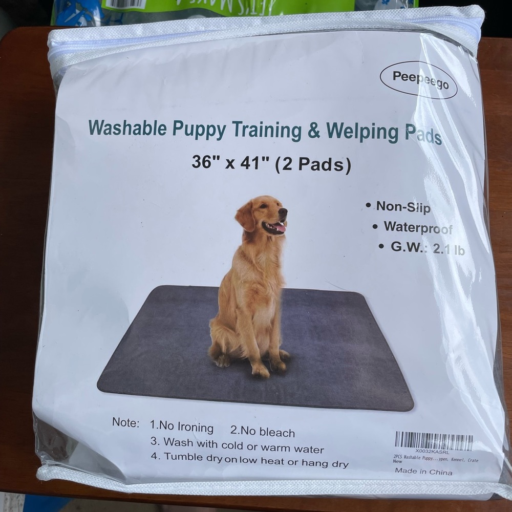 NIB Eco Friendly 2 Reusable Washable Dog Training Peepee Pads Waterp…